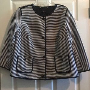 Talbot’s Black & White Blazer Ladies 16W